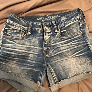 American Eagle Blue Jean Shorts